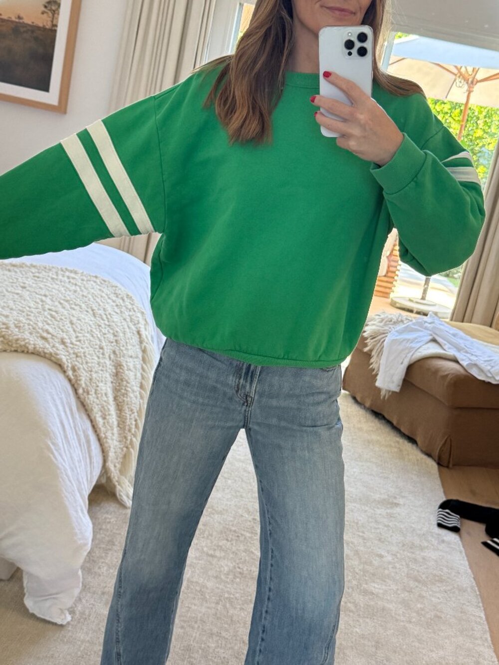 Clare V Green Sweatshirt